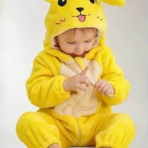 Pikachu hooded romper